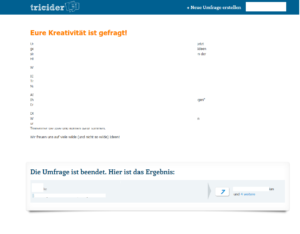 tricider - das tool für entscheidungen